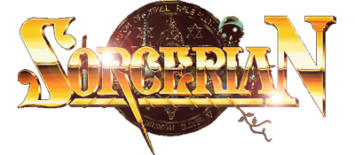 Sorcerian logo for Sega Mega Drive